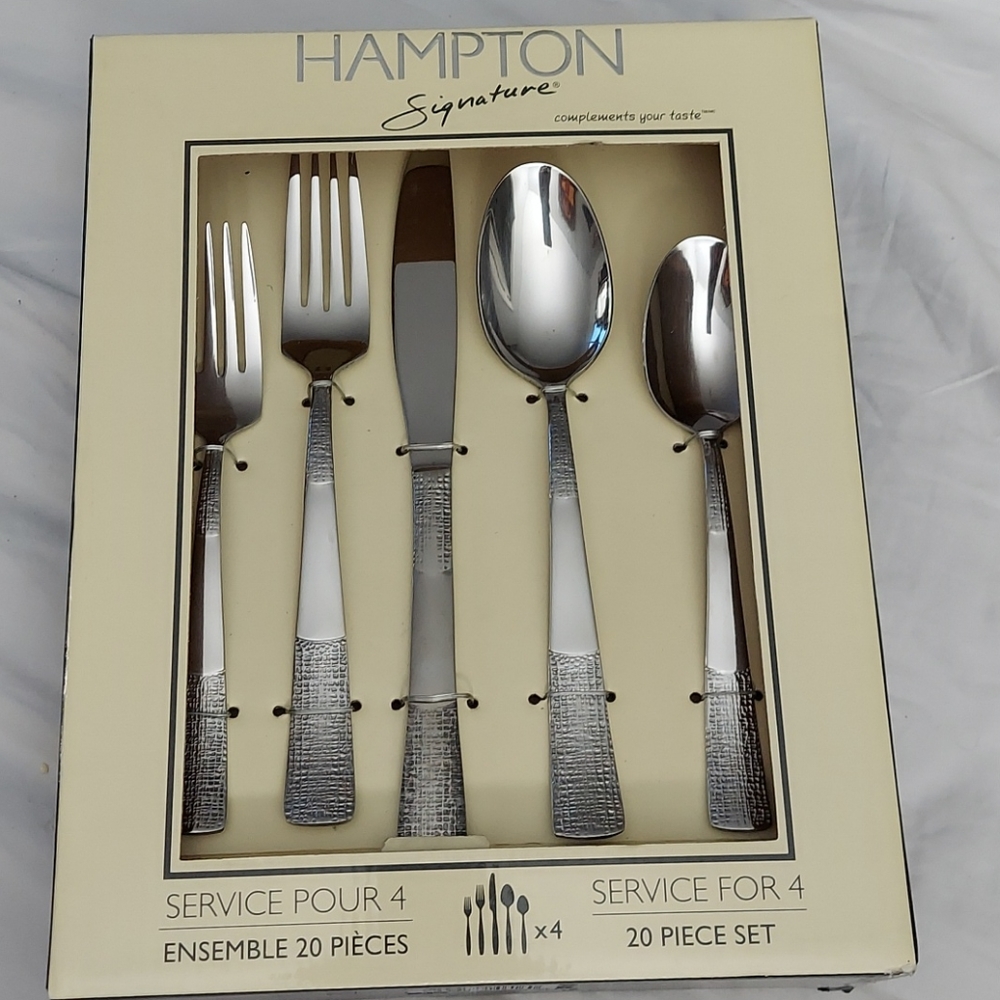 Hampton Signature 20_Piece Stainless Steel Silver